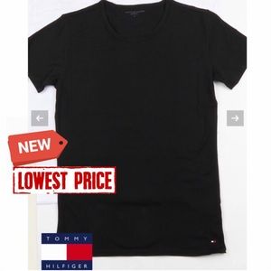 MENS - (BLACK) TOMMY HILFIGER TEE